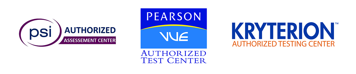 PSI, Pearson VUE và Kryterion Authorized Testing Center